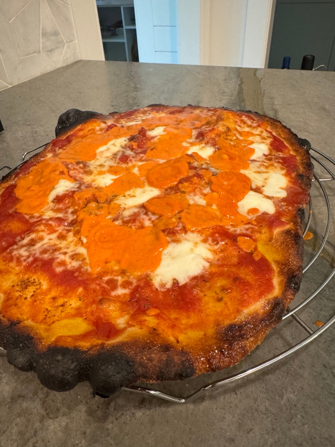 Fresh pizza from Greg's kitchen