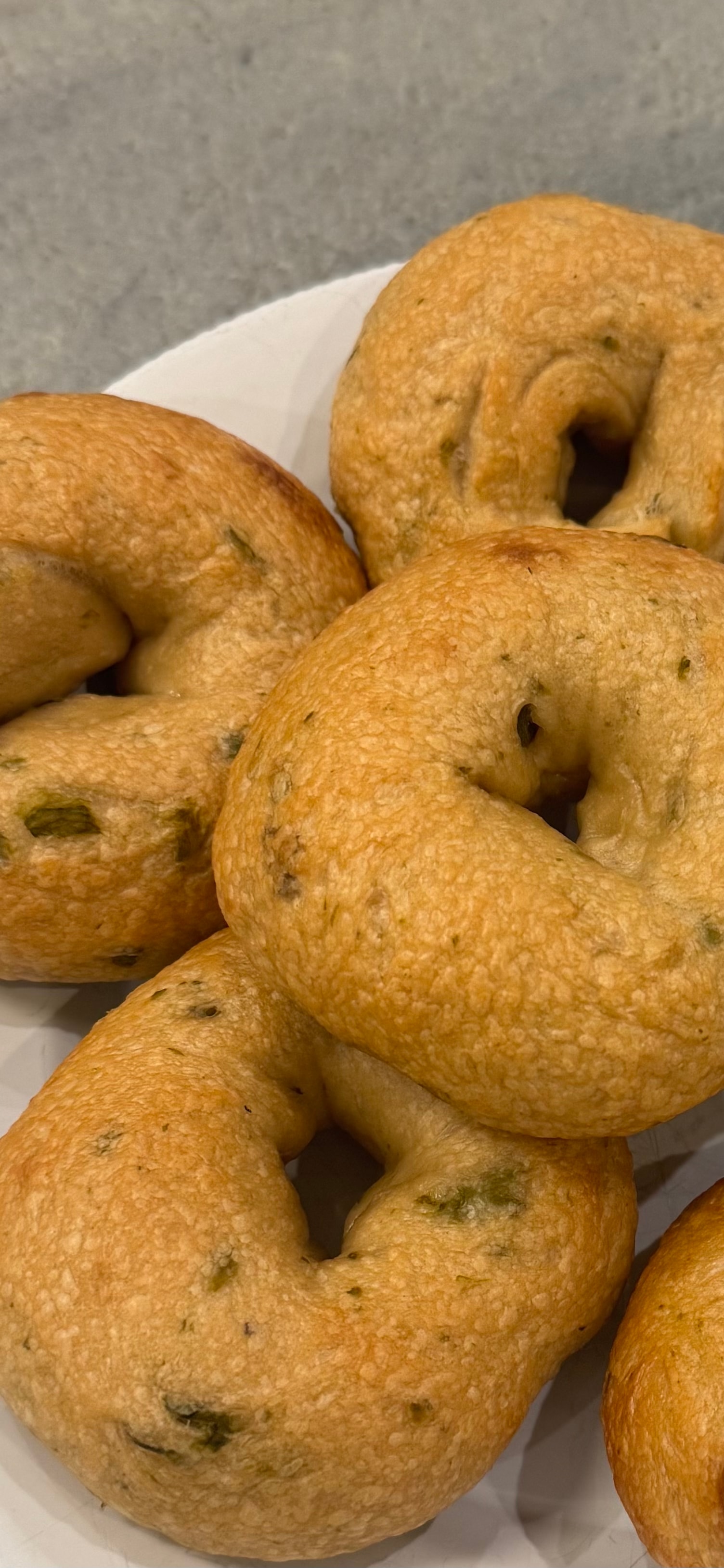 Seeded bagel with sesame and poppy seeds
